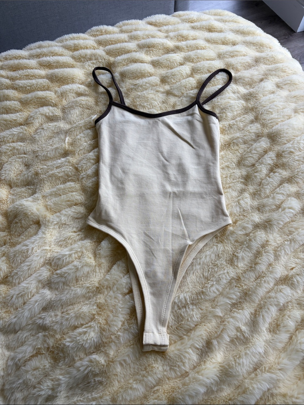 Zara yellow and brown bodysuit